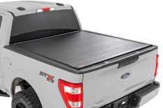 Rough Country 50221550 Hard Roll Up Bed Cover, 5ft 7in, Ford F-150 (15-26)/Lightning (22-26)