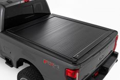 Rough Country 53507650 Manual Retractable Bed Cover, 6ft 10in, Ford F-250/F-350 Super Duty (17-26)