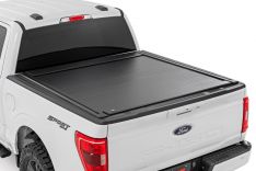 Rough Country 53509550 Manual Retractable Bed Cover, 5ft 7in, Ford F-150 (15-26)/Lightning (22-26)