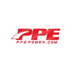 PPE Power PPE Cut Vinyl Sticker - 8.5x2.5 Red 588001203