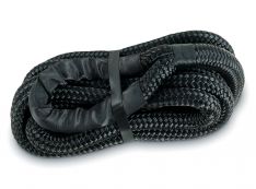 Pacbrake 1.125in - Kinetic Double-Braided Nylon Rope  BLACK   30ft Length HP10652-30