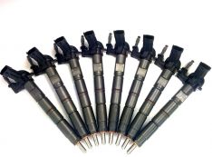 Dynomite Diesel DDPNFD67-100 New 45% Over Injector Set of 8, 2011-2014 Ford 6.7L Power Stroke