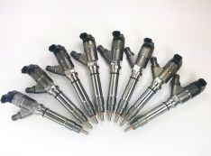 Dynomite Diesel DDPNLBZ-100 New Injector Set of 8 45% Over 100HP, 2006-2007 GM 6.6L Duramax LBZ