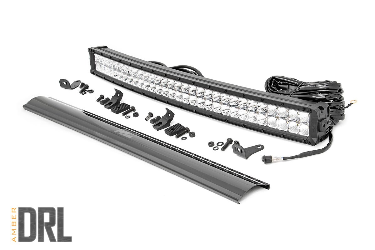 crossroadgaragellc.com: Chrome Series LED - 30 Inch Light- Curved Dual ...