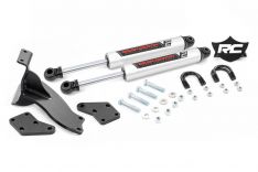 V2 Steering Stabilizer - Dual - 2.5-8 Inch Lift - Ram 2500 (14-23)