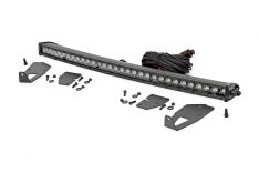 LED Light - Grille Mount - 30" Black Single Row - Ford Raptor (17-20)