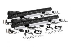 LED Light - Grill Mnt - 30" Black Single Row Pair - Ford Super Duty (11-16)