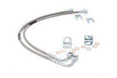 Brake Lines - Stainless - Rear - 4-6 Inch Lift - Jeep Wrangler JK (07-18)